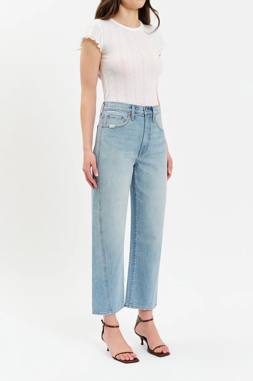 Rose & Lee Co Westward Barrel Jeans, Pulse Denim
