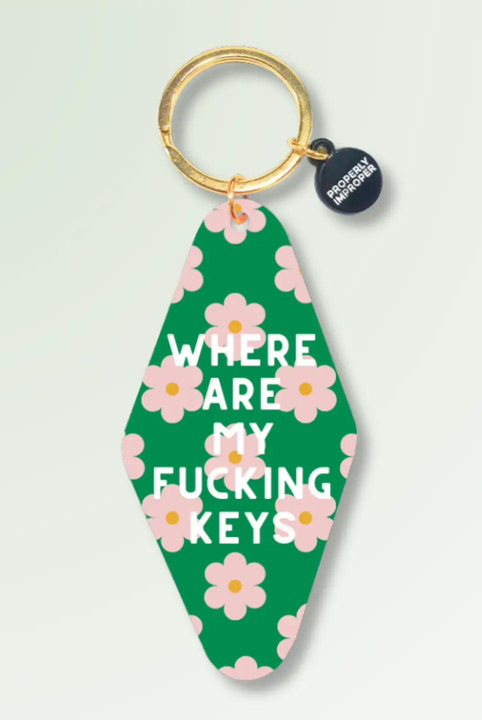Rose & Lee Co Key Chain, Where Are My F*cking Keys Home & Gifts