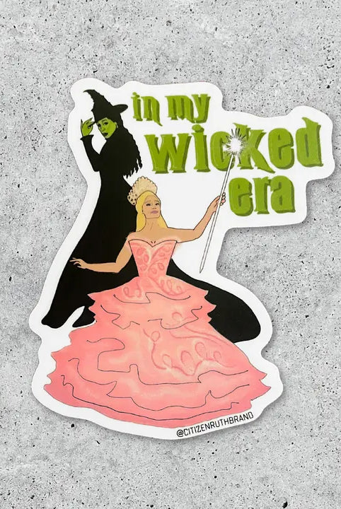 Rose & Lee Co Elphaba Glinda Wicked Era Sticker Stationery