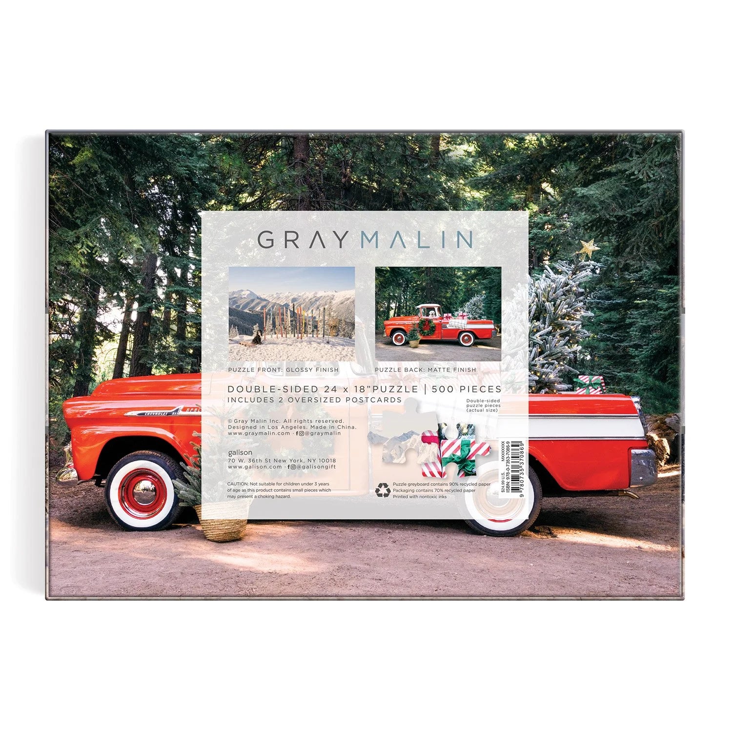 Winter Double Sided 500 Piece Puzzle