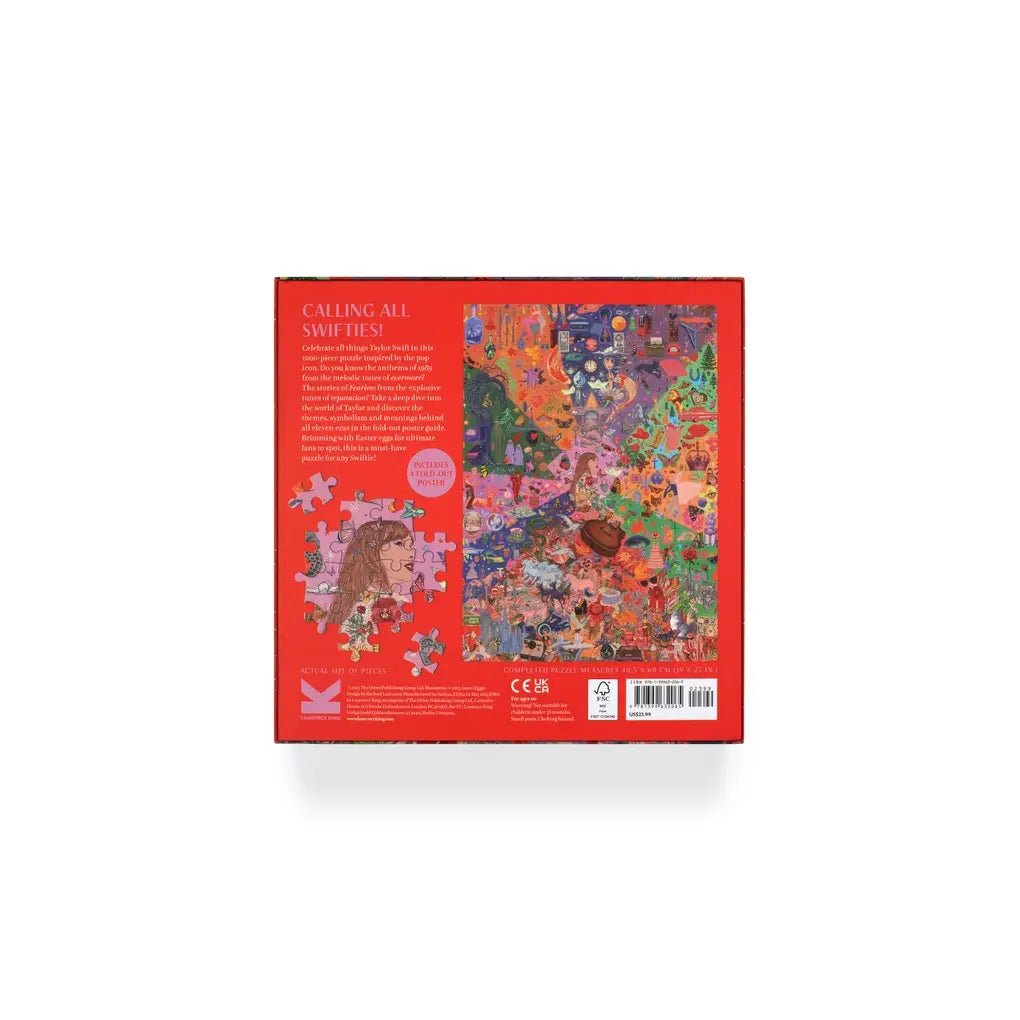 Rose & Lee Co The World of Taylor: An Unofficial 1000 - Piece Jigsaw Puzzle Home & Gifts