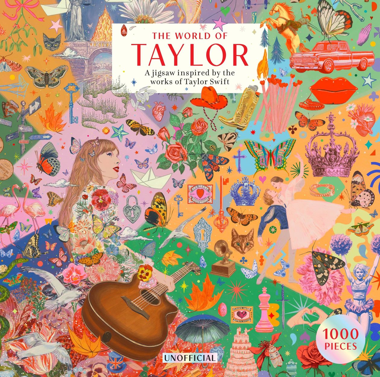 Rose & Lee Co The World of Taylor: An Unofficial 1000 - Piece Jigsaw Puzzle Home & Gifts