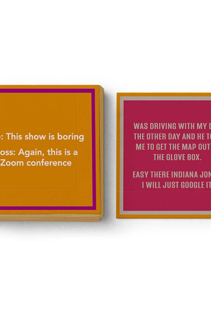 Rose & Lee Co Cocktail Napkin, Zoom Home & Gifts