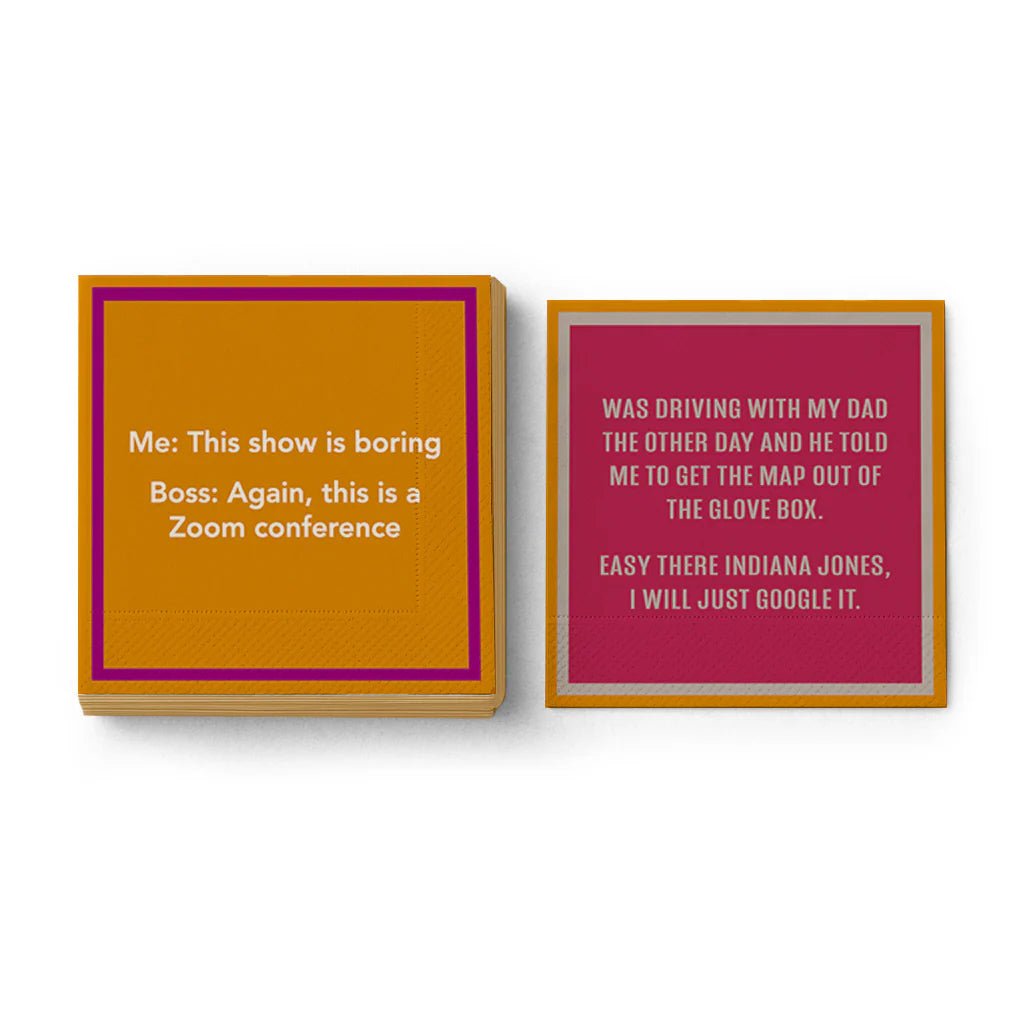 Rose & Lee Co Cocktail Napkin, Zoom Home & Gifts