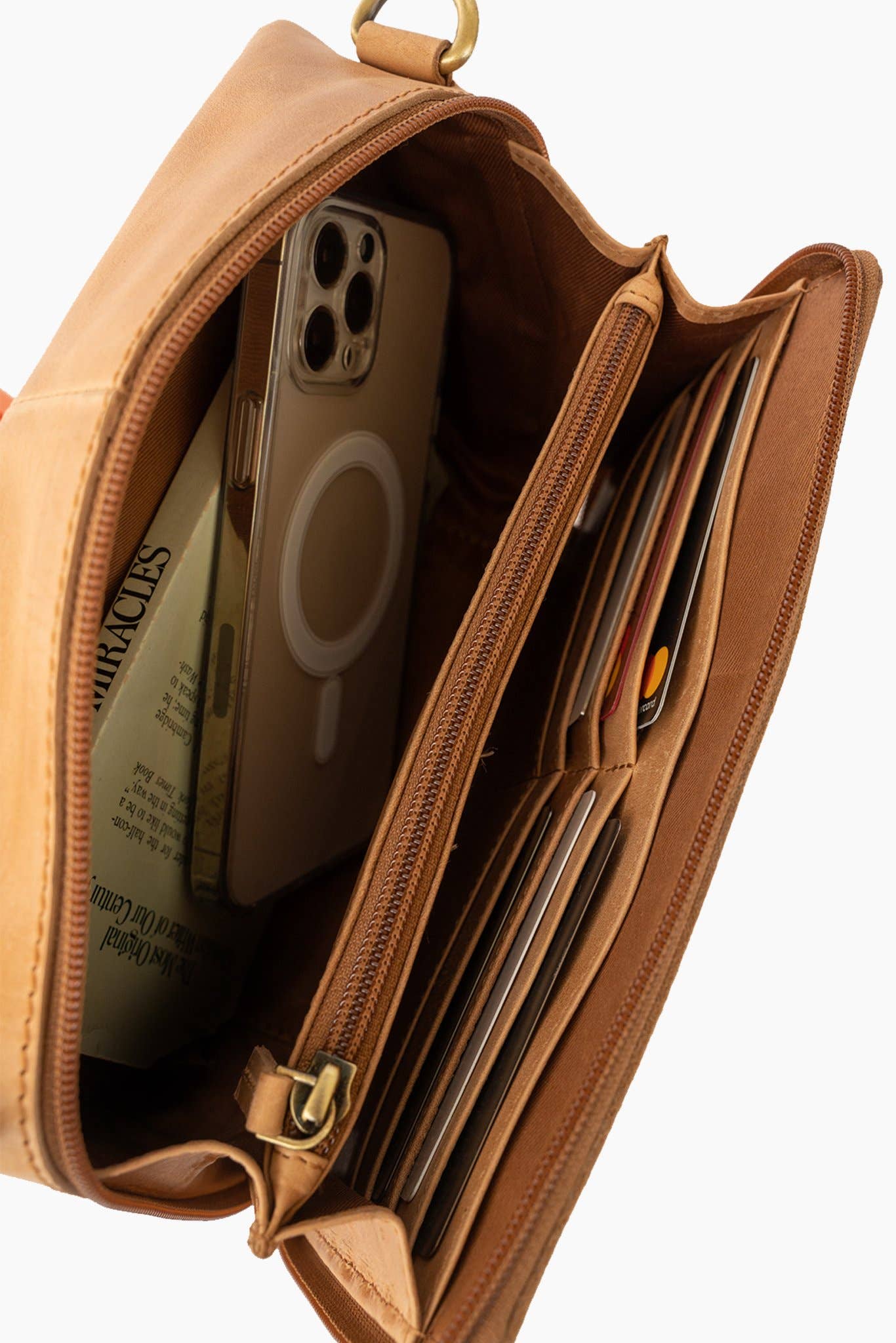 Rose & Lee Co Nomad Crossbody, Camel Bags