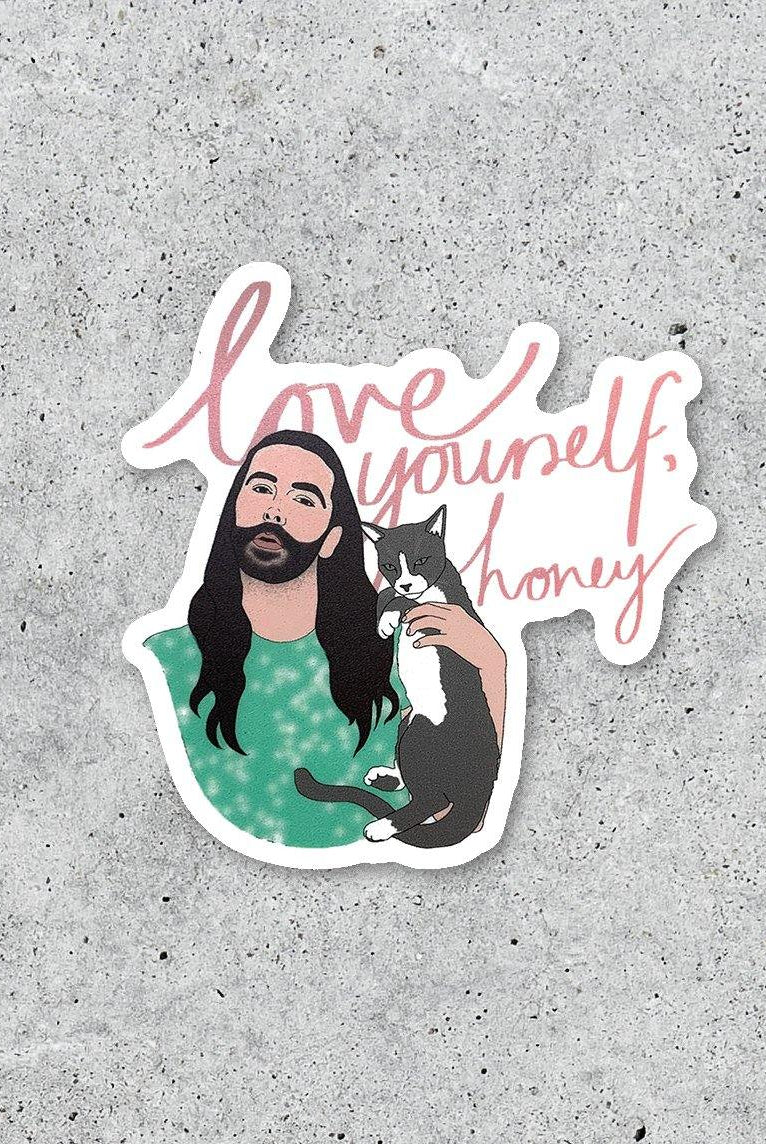 Rose & Lee Co JVN Love Yourself Honey Sticker Home & Gifts