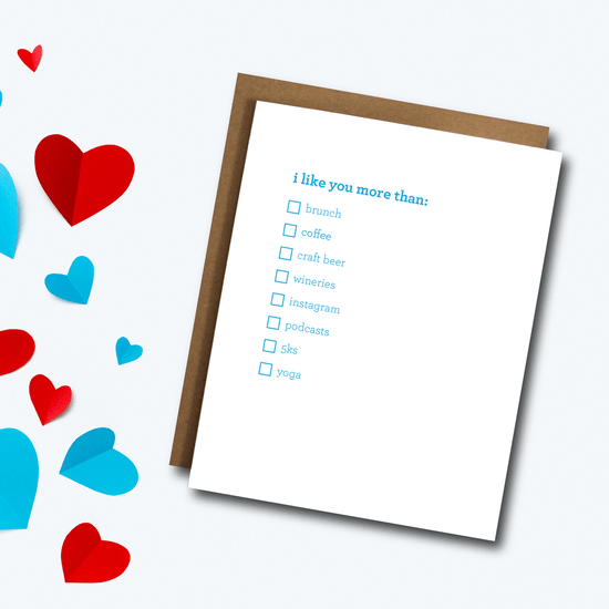 Rose & Lee Co Millennial Like You List Card Stationery