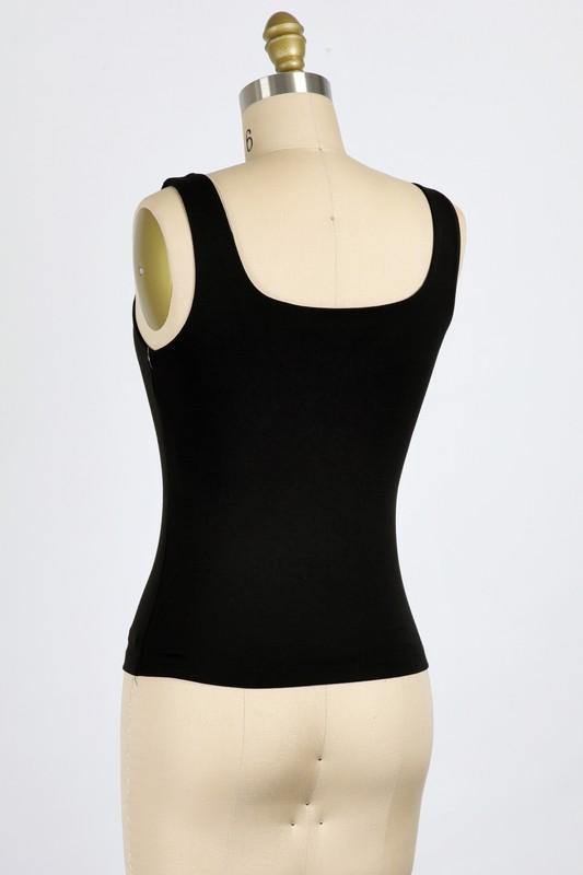 Layer Tank, Black - Rose & Lee Co