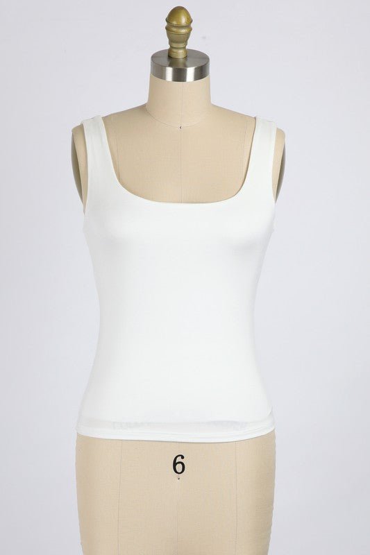 Rose & Lee Co Layer Tank, Ivory Tanks