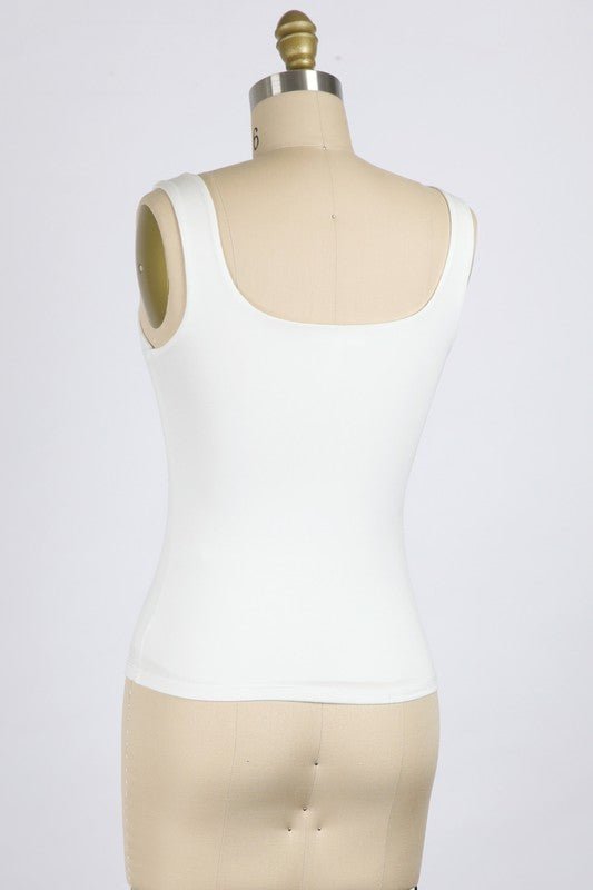 Rose & Lee Co Layer Tank, Ivory Tanks