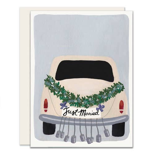 Rose & Lee Co Getaway Car Wedding Card Stationery