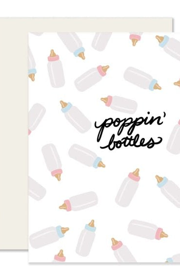 Rose & Lee Co Poppin' Bottles Card Stationery