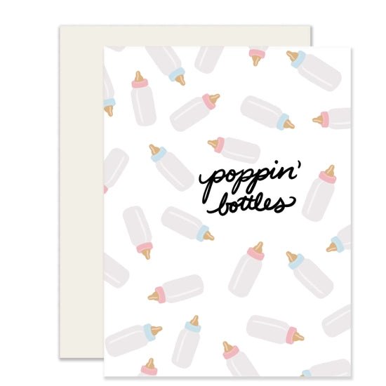 Rose & Lee Co Poppin' Bottles Card Stationery