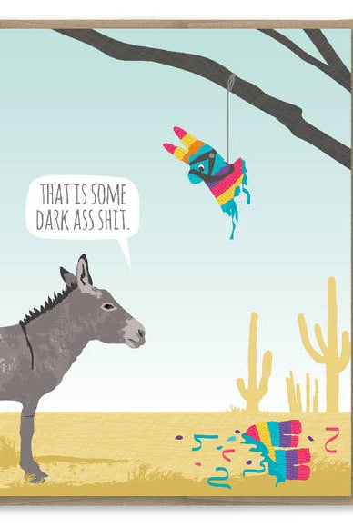 Rose & Lee Co Donkey Pinata Birthday Card Stationery
