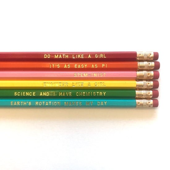 Rose & Lee Co Girls In STEM Pencil Pack Stationery