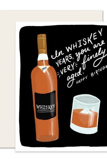 Rose & Lee Co Whiskey Years Card Stationery