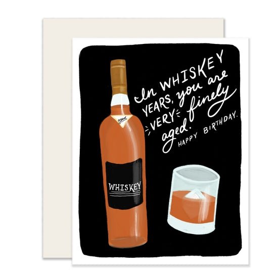 Rose & Lee Co Whiskey Years Card Stationery
