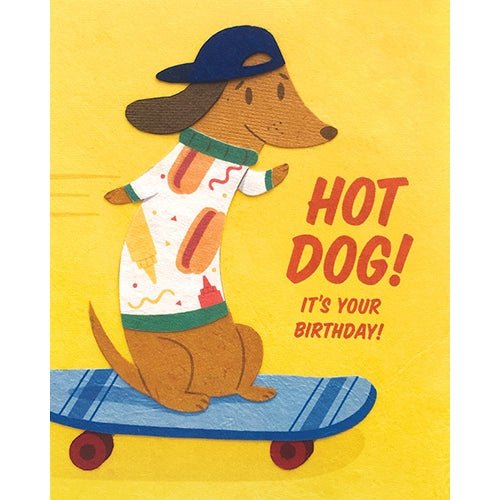 Rose & Lee Co Hot Dog Birthday Card Stationery