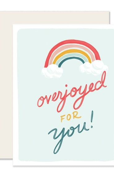 Rose & Lee Co Rainbow Baby Card Stationery