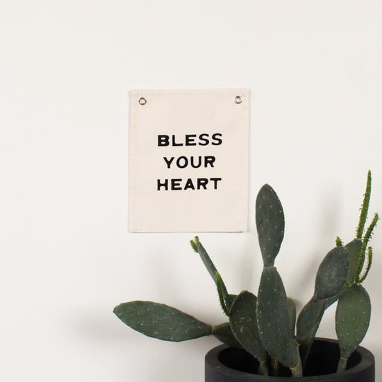 Rose & Lee Co Bless Your Heart Wall Hanging Home & Gifts