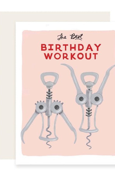 Rose & Lee Co Birthday Workout Card Stationery