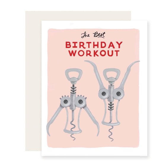 Rose & Lee Co Birthday Workout Card Stationery
