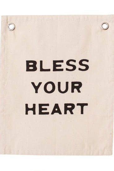 Rose & Lee Co Bless Your Heart Wall Hanging Home & Gifts