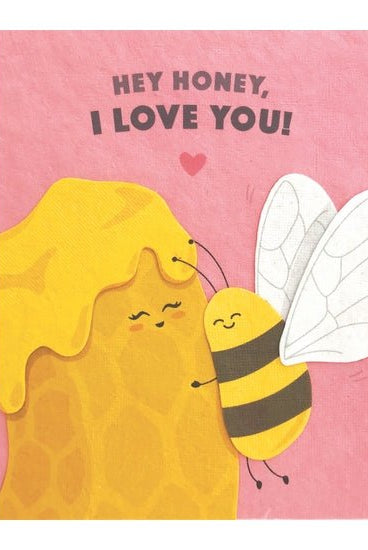 Rose & Lee Co Hey Honey Love Card Home & Gifts