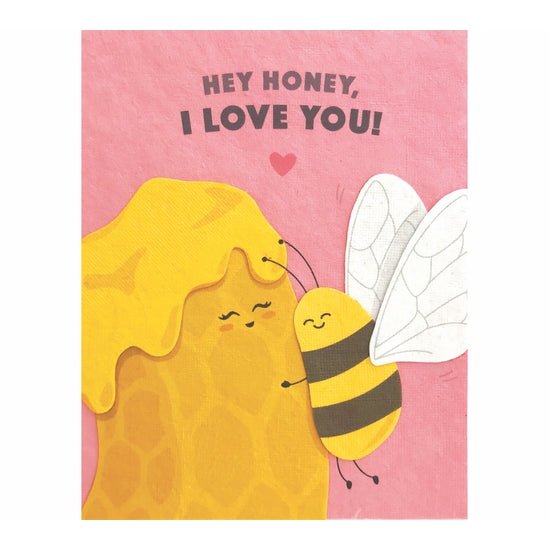 Rose & Lee Co Hey Honey Love Card Home & Gifts