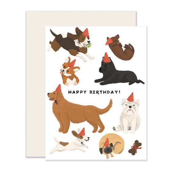 Rose & Lee Co Dogs Birthday Card Home & Gifts