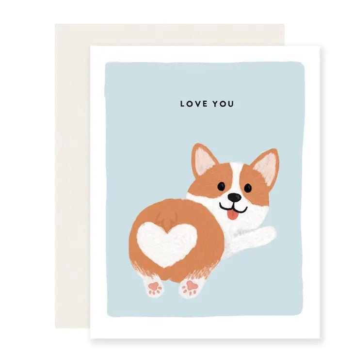 Rose & Lee Co Corgi Love You Card Stationery