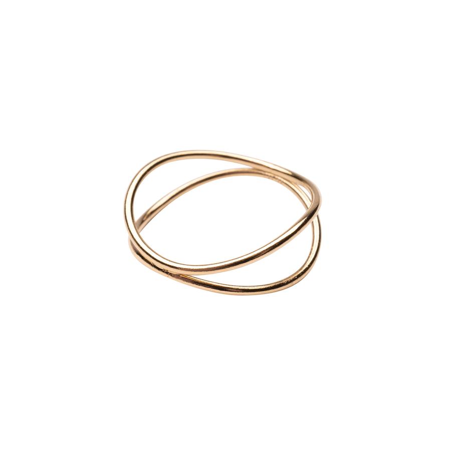 Rose & Lee Co Gold Double Ring Rings
