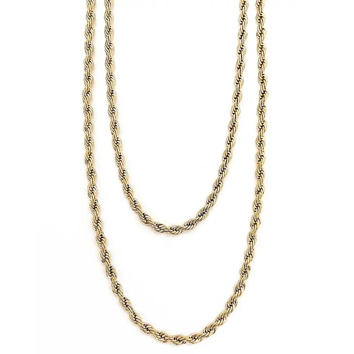 Sevyn Rope Chain Necklace ROSE & LEE CO. Rose & Lee Co