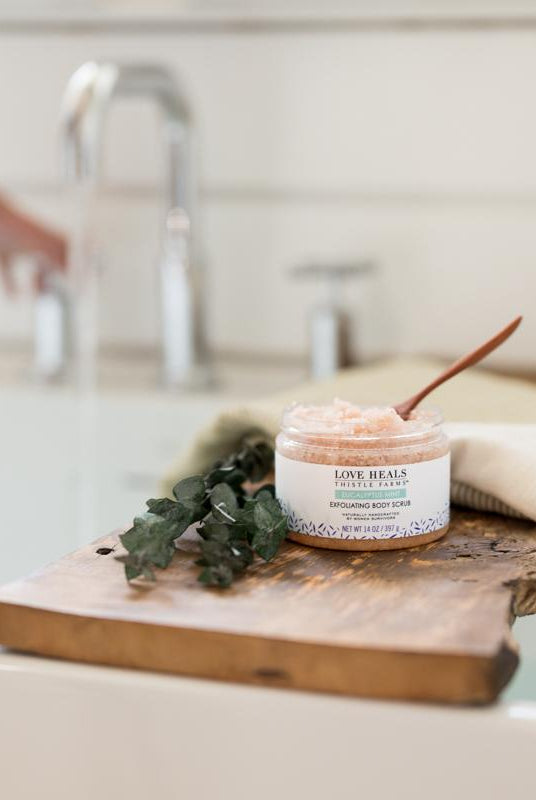 Rose & Lee Co Body Scrub, Lavender Bath & Body