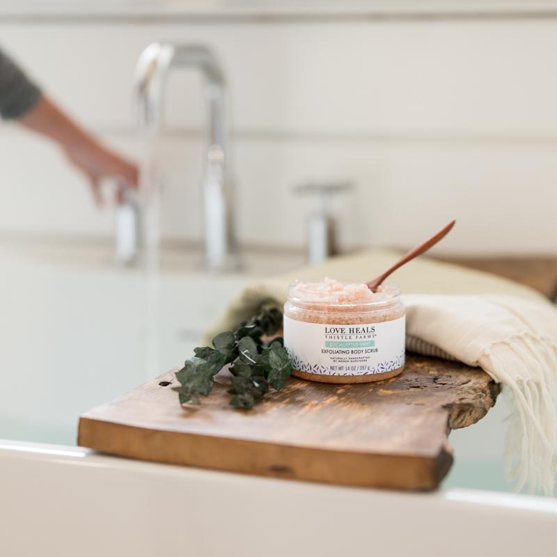 Rose & Lee Co Body Scrub, Lavender Bath & Body