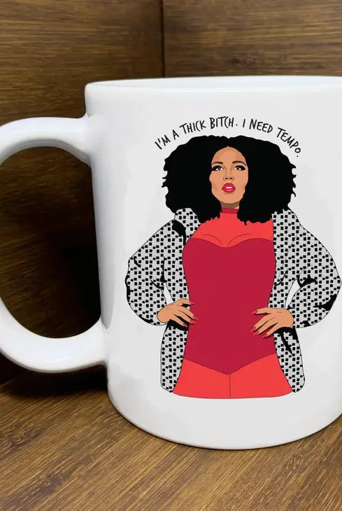 Rose & Lee Co Lizzo "Thick Bitch" Mug Drinkware