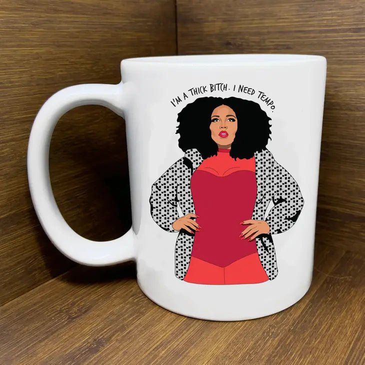 Rose & Lee Co Lizzo "Thick Bitch" Mug Drinkware