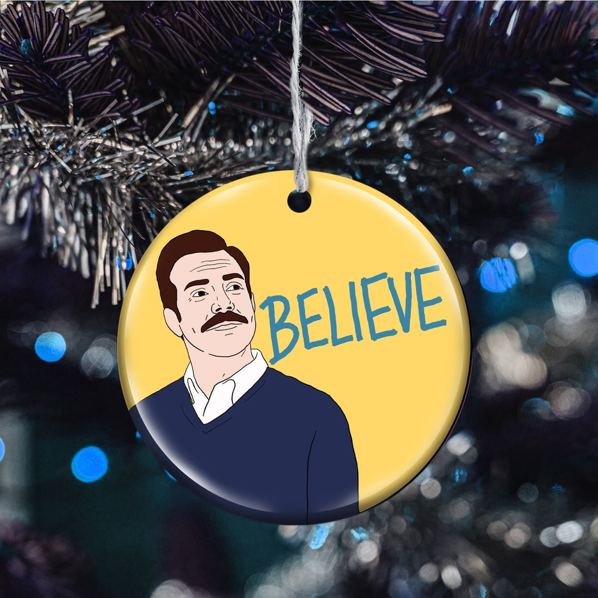 Rose & Lee Co Ted Lasso Believe Ornament unknown