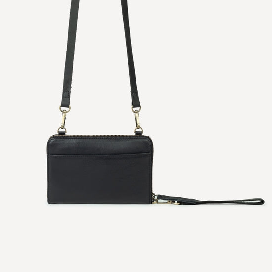 Joyn black crossbody wallet Raleigh ethical boutique