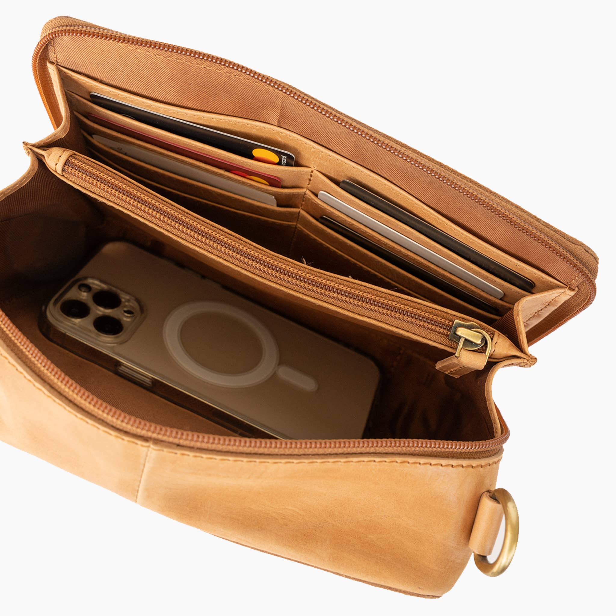 Rose & Lee Co Nomad Crossbody, Camel Bags