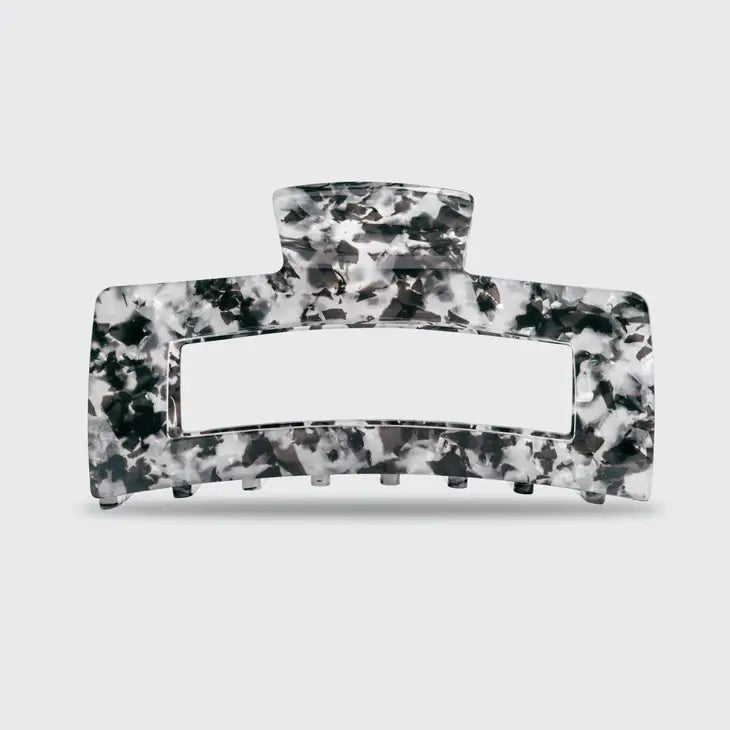 Rose & Lee Co Eco - Friendly Jumbo Open Shape Claw Clip, Black Hair