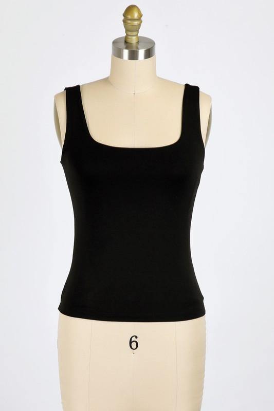 Layer Tank, Black - Rose & Lee Co