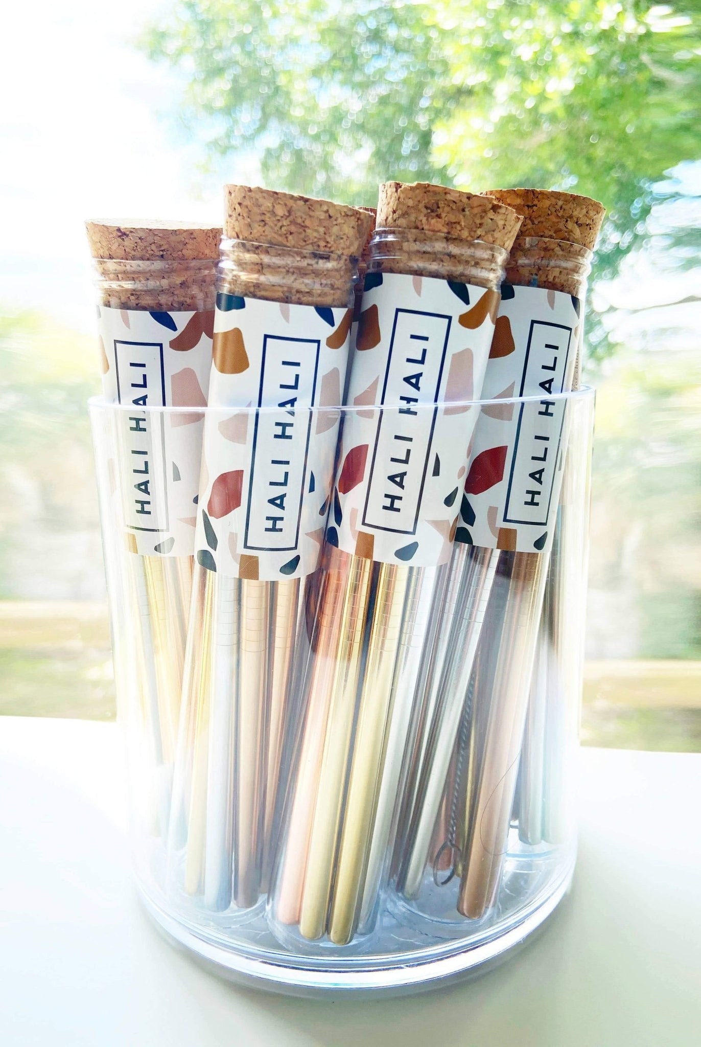 Rose & Lee Co Reusable Cocktail Straw Set unknown