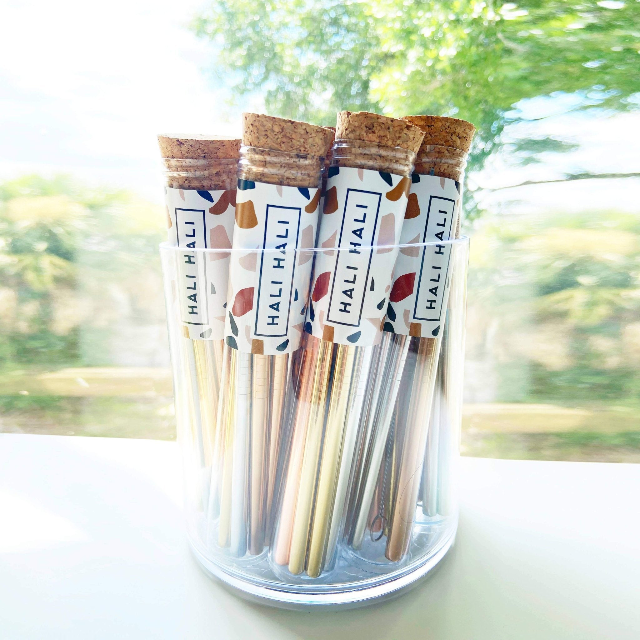 Rose & Lee Co Reusable Cocktail Straw Set unknown