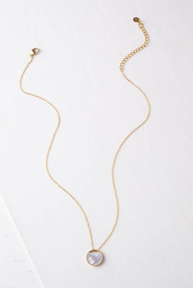 Rose & Lee Co Iris Mother - of - Pearl Necklace Jewelry
