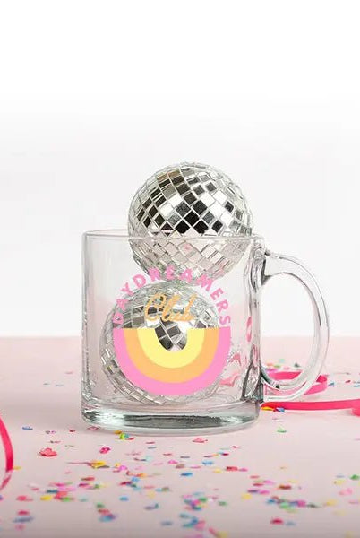 Rose & Lee Co Daydreamers Club Glass Mug Drinkware