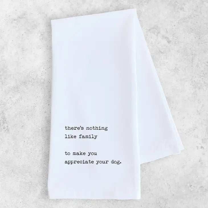 Rose & Lee Co Appreciate Your Dog Tea Towel Home & Gifts