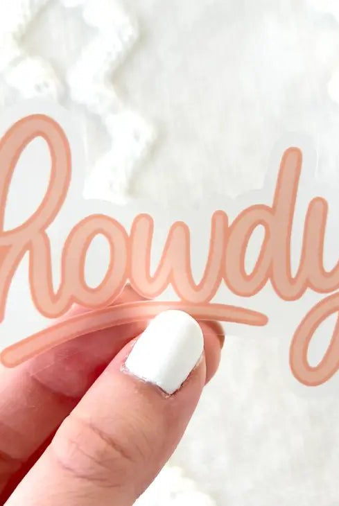 Rose & Lee Co Stickers, Howdy Stationery