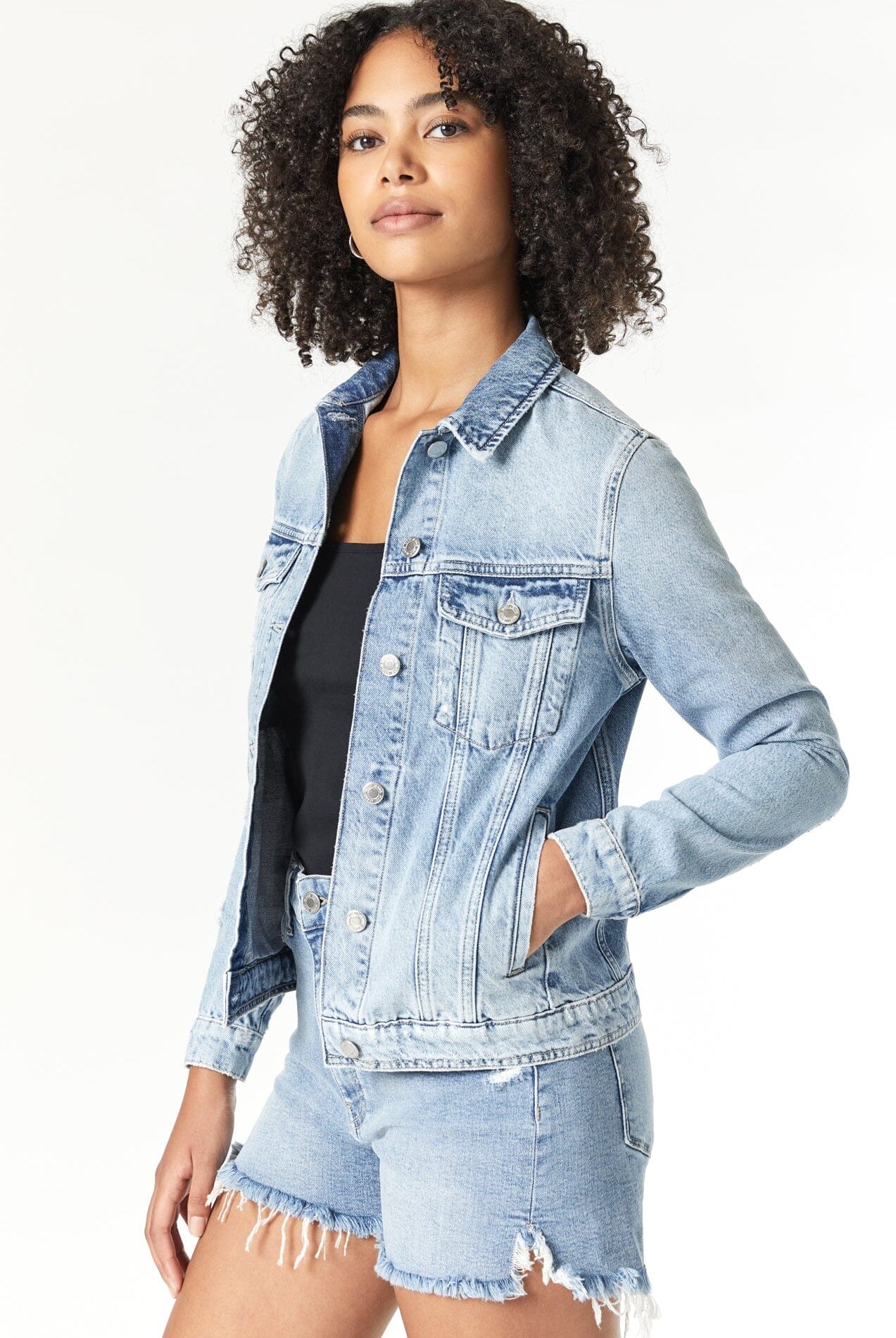 katy jacket true blue mavi usa apex ethical womens boutique