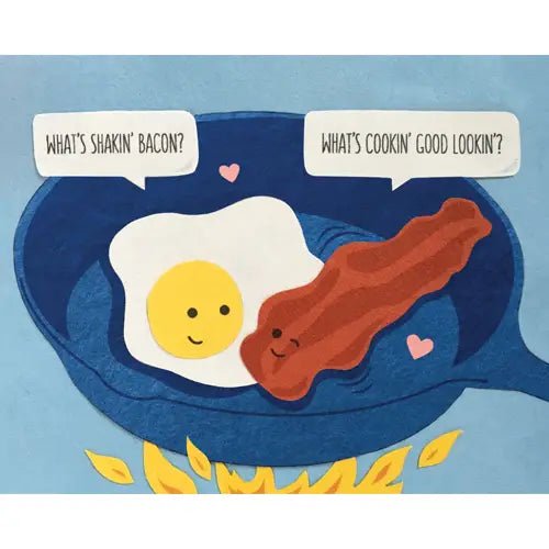 Rose & Lee Co Shakin Bacon Card Stationery